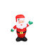 Inflatable Illuminated Santa Claus Electric Red