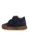 Ghete Pentru Copii Din Suede Cu Închidere Hoop & Loop Albastru Marin