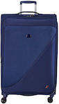 Delsey Großer Koffer Blue mit 4 Räder Höhe 75cm