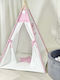 Velvet White Cort pentru Copii Indian