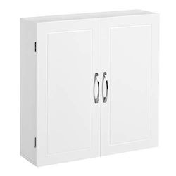 Vasagle Badezimmerschrank B60xT18xH60cm Weiß