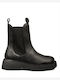 Leather Women's Ankle Boots Black