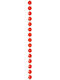 Lianos Χριστουγεννιάτικη Garland Plastică Red 1buc