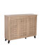 Holz Schuhschrank Prody Sonoma 115x34x89cm