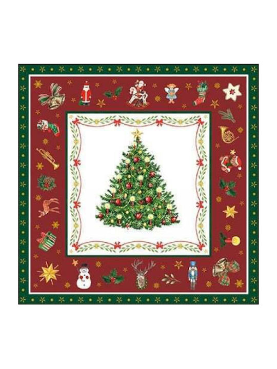 Gialpis Set Weihnachtsservietten L33xB33cm. 20Stück