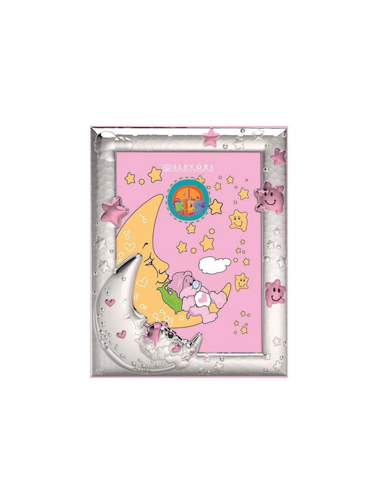 Slevori Moon Little Kids Silver Pink 9x13cm Photo Frame