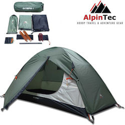 AlpinPro Olympus 1 Cort De Camping Verde Cu Dublu Material Pentru 2 Persoane AlpinPro Olympus 1 Cort De Camping Verde Cu Dublu Material Pentru 2 Persoane