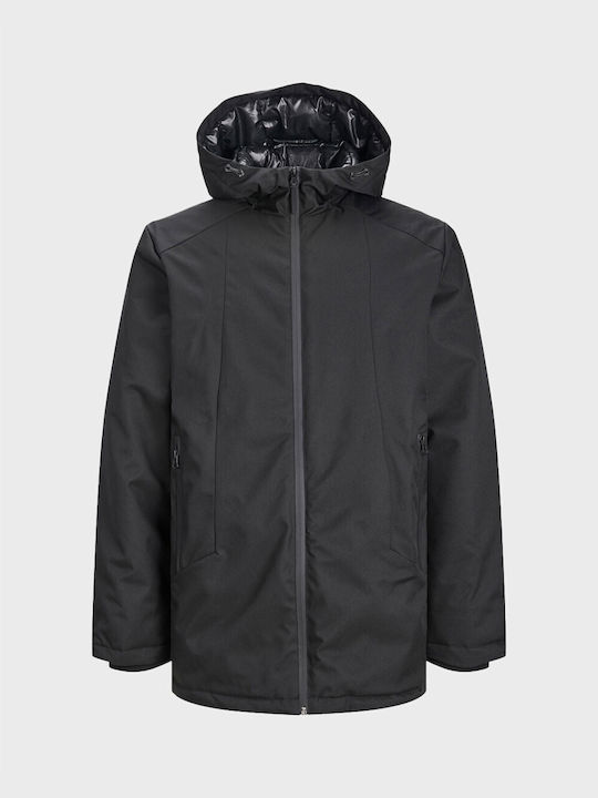 Projekt Produkt Men's Winter Parka Jacket Black