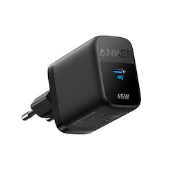 Anker Wall Adapter 45W Power Delivery in Black Colour (A2643g11)