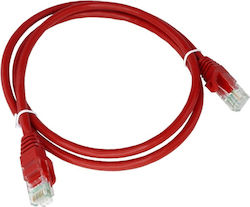 Alantec U/UTP Cat.5e Netzwerkkabel Ethernet Länge 0.25m Rote