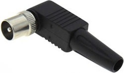 Ultimax Ștecher Coaxial masculin Negru (01.104....
