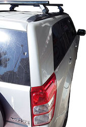 Hermes Aluminum Car Roof Bars for Suzuki Grand Vitara 3D Set with Roof Rack Legs Black