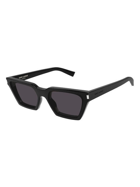 Ysl Sl Sunglasses with Black Plastic Frame and Black Lens SL 633 001