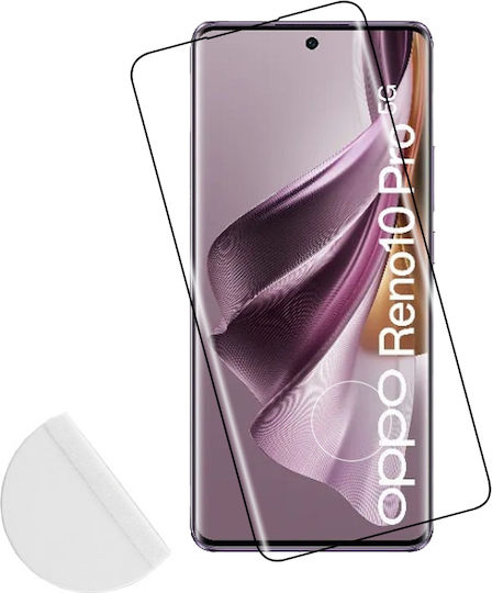 Idol 1991 3D 0.3mm Tempered Glass Μαύρο (Oppo Reno10 Pro)