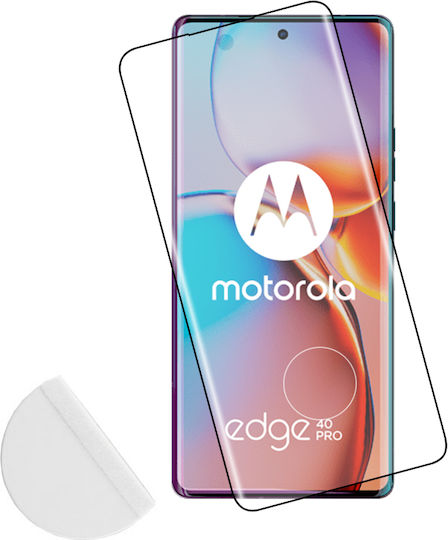 Idol 1991 5g 3D 0.3mm Full Face Tempered Glass Μαύρο (Motorola Edge 40 Pro)