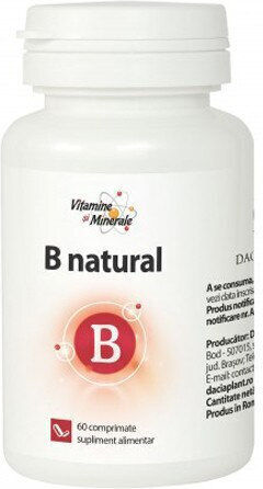 Dacia Plant Vitamina B pentru Pielea 250mg 60 Tablete