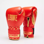 Leone 1947 Leather Boxing Competition Gloves Red