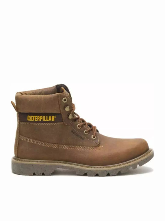 CAT Colorado 2.0 Leather Brown Boots Anatomical