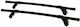Hermes Metallic Car Roof Bars 110cm for Mercedes-Benz A Class 5D Set with Roof Rack Legs Black