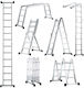 Costway Multipurpose Ladder with Maximum Height 3.71m