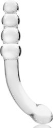 Ibiza Γυάλινο Dildo Διάφανο 18.5cm