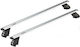 HAKR Μπάρες Οροφής Αλουμινίου Wing Profile για Audi Q7 (Σετ με πόδια) Ασημί