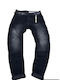Men's Jeans Pants with Slim Baggy Fit Black