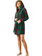 Misenza Pentru Femei Halat Dark Green