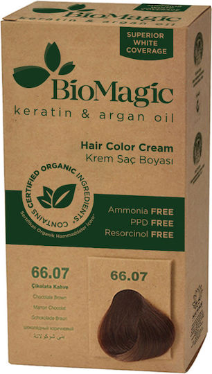 BioMagic Βαφή Μαλλιών 66.07 - Chocolate Brown 60ml