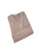 Astron Italy Bathrobe with Hood Dusty Rose 450gr/m²