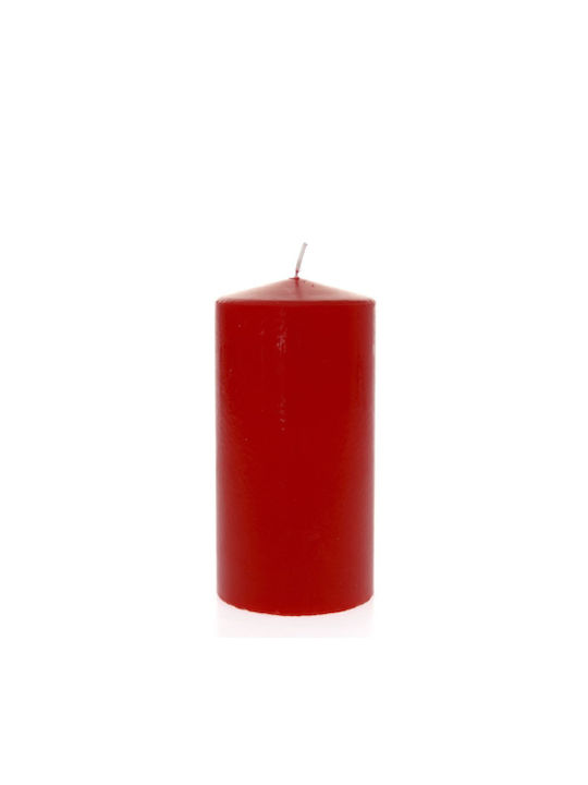 Iliadis Scented Candle Red 9x18cm 2pcs