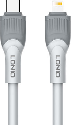 Ldnio LC602 USB-C to Lightning Cable 30W Γκρι 2m