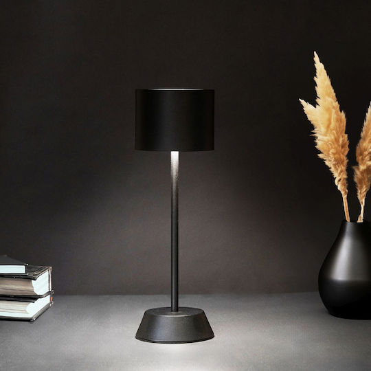 Kooper Metall Tischlampe LED mit Schwarz Schirm und Basis Kooper Metall Tischlampe LED mit Schwarz Schirm und Basis