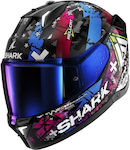 Shark Skwal I3 Hellcat Motorradhelm Volles Gesicht 1585gr