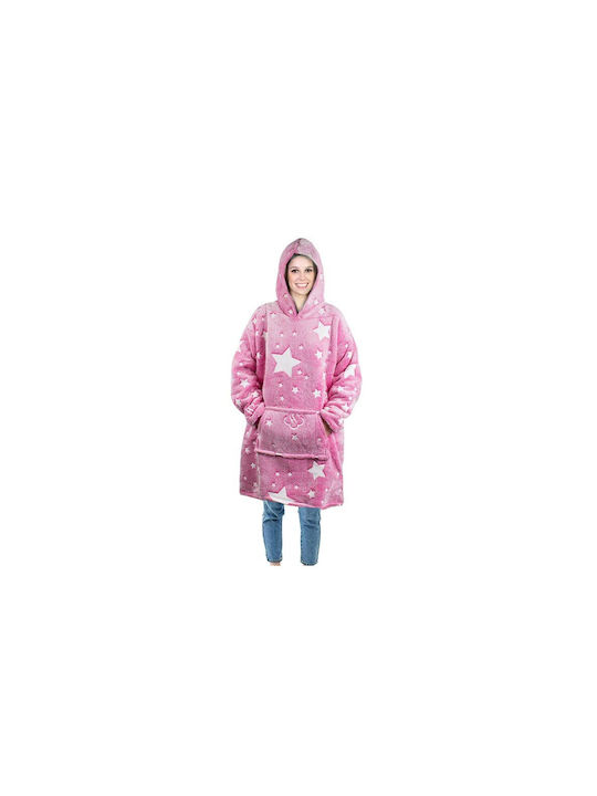 Κουβέρτα Fleece με Μανίκια 70x85εκ.