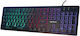 Serioux SRXK-9500I Gaming Πληκτρολόγιο με RGB φωτισμό (Αγγλικό US)