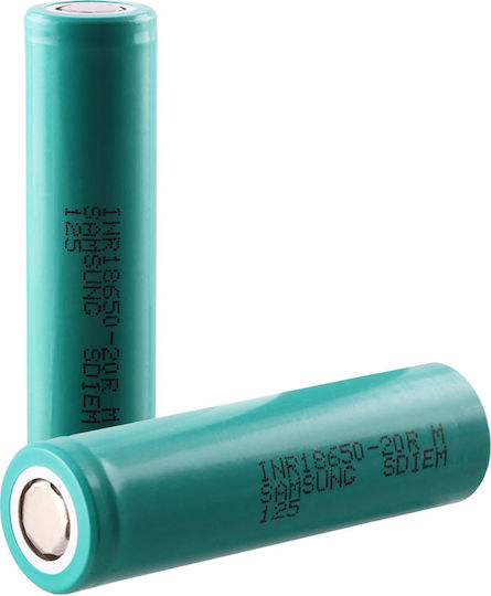 Samsung Επαναφορτιζόμενη Μπαταρία 18650 Li-ion 2000mAh 3.7V