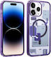 Spigen Ultra Hybrid Zero Back Cover Plastic Transparent Purple (iPhone 14 Pro)