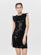 Only Mini Evening Dress Black