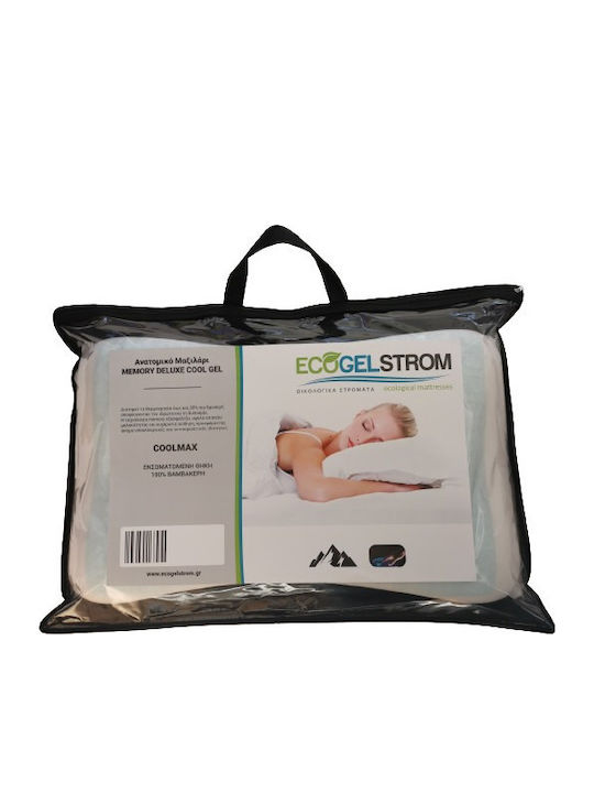 Ecogel Strom Cool Gel Deluxe Sleep Pillow Gel Anatomic Medium ST29873 41x69x9cm
