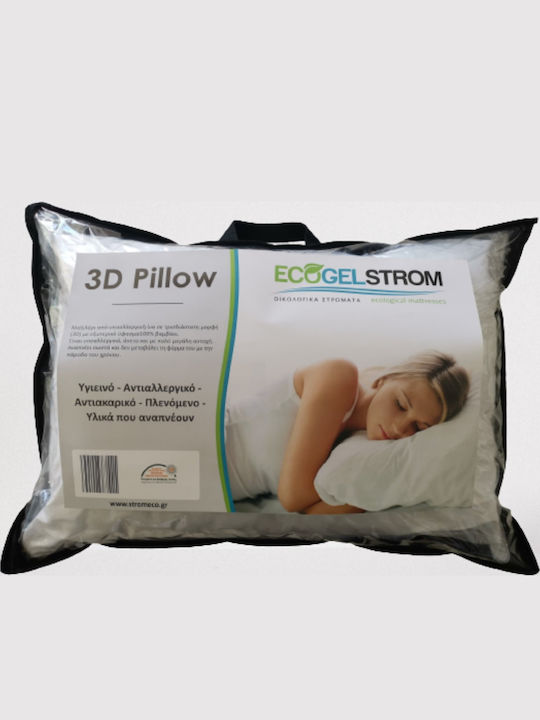 Ecogel Strom 3D Pillow Standard Μαξιλάρι Ύπνου Microfiber 50x70cm