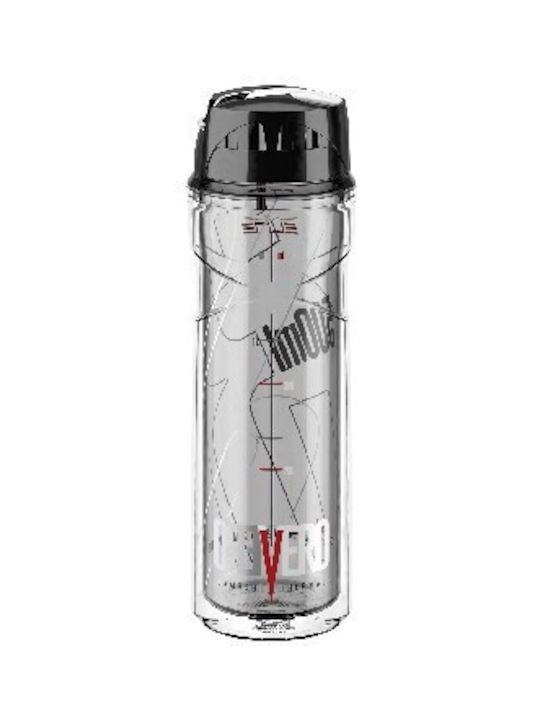 Elite Cycling Plastic Water Bottle 500ml Transparent