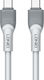 Ldnio USB 2.0 Cable USB-C male - USB-C 100W PD Γκρι 2m LC602