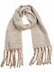 Women's Wool Scarf Ecru