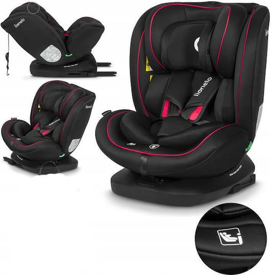 Lionelo Bastian Baby Car Seat i-Size with Isofix Black Red