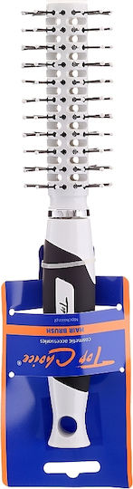 Top Choice Βούρτσα Μαλλιών Γκρι 22mm