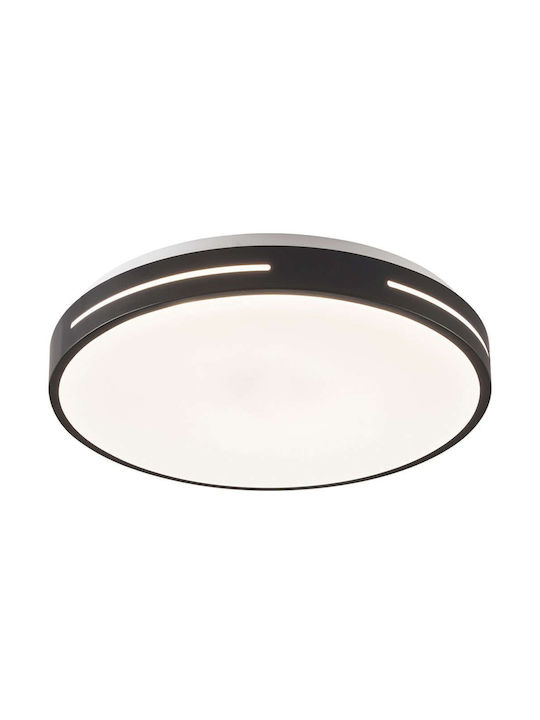 Viokef Deckenleuchte 38cm Schwarz mit Integrier...