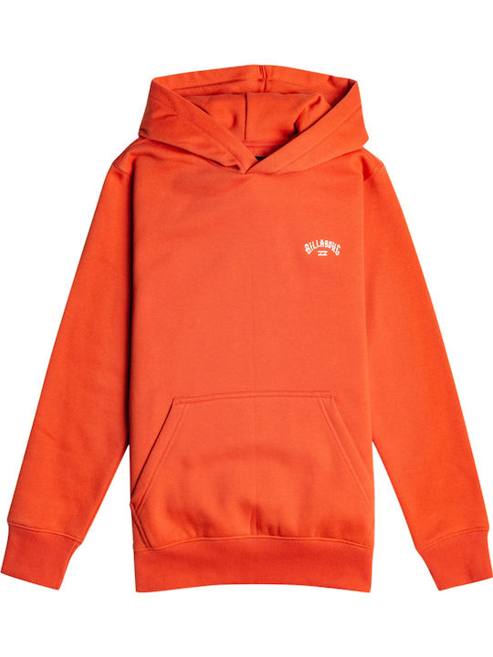 Kinder-Sweatshirt mit Kapuze und Taschen Red Clay Arch