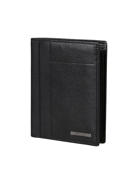 Samsonite Men's Leather Wallet with RFID Black