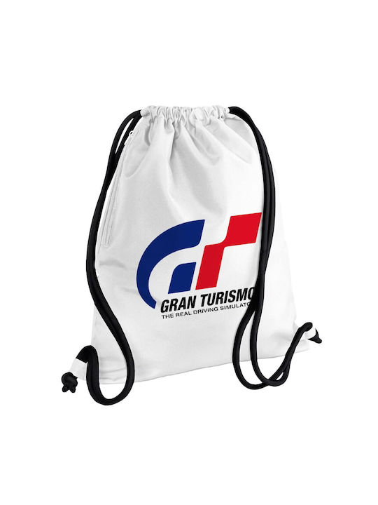 Koupakoupa Gran Turismo Gym Backpack White